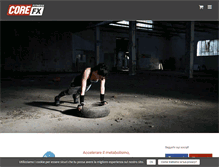 Tablet Screenshot of corefxfitness.com